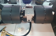 Мотор отопителя с резистором ZHF-272B, (310*75 мм)